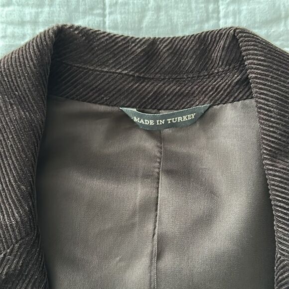 Vintage Banana Republic Corduroy Blazer 44S Brown Made in Turkey Ivy Preppy Y2K - Picture 11 of 14
